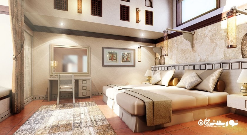 تخت بزرگ ویلا رویال تک خوابه